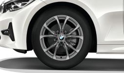 BMW Winter Radsatz 3er G20/21 V-Spoke 776 ferric grey Bridgestone