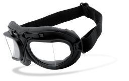 Motorradbrille | winddicht | Chopper  | retro | vintage, Individuell einstellbares Band, Sehr großes Sichtfeld, HLT® Qualitätsgläser für verzerrungsfreies & präzises Sehen, UV400 Schutzfilter für 100%