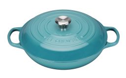 Le Creuset Gourmet-Profitopf Signature Gusseisen Karibik 30cm