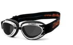 Anfertigung in Deiner individuellen Sehstärke möglich, Motorradbrille | winddicht | Chopper  | Retro | Vintage, NEU: Wesentlich verbesserte Polsterung (2-fach Polsterung), Steinschlagbeständige Sicher