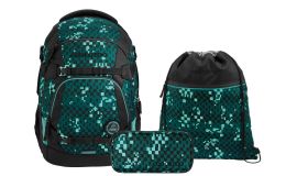 Schulrucksack MATE Pixel Blox 3-teilig