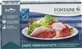 Fontaine Zarte Heringsfilets, in Tomatencreme mit