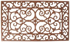 Rustikaler Fussabtreter Gusseisen Jugendstil Rechteckig