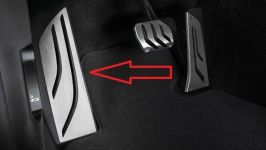Orig. BMW M Performance Fußstütze Edelstahl 1er 2er 3er 4er