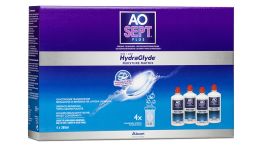 AOSEPT® Plus mit HydraGlyde® 4x360ml Peroxid Pflege Vorteilspack 1440 ml Kontaktlinsen-Pflegemittel; -Flüssigkeit; -Lösung; -Reinigungsmittel; Kontaktlinsen
