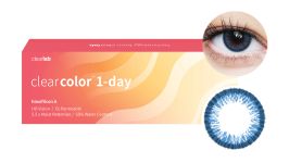 Clearcolor™ 1-Day - Light Blue Tageslinsen Sphärisch 10 Stück Kontaktlinsen; contact lenses; Kontaktlinsen