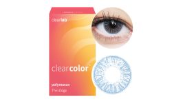 Clearcolor™ Colors - Light Blue Monatslinsen Sphärisch 2 Stück Kontaktlinsen; contact lenses; Kontaktlinsen