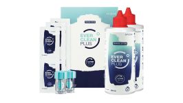 Everclean Plus 2x350ml Peroxid Pflege Doppelpack 700 ml Kontaktlinsen-Pflegemittel; -Flüssigkeit; -Lösung; -Reinigungsmittel; Kontaktlinsen