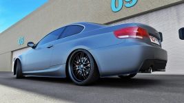 Diffusor Flaps passend für BMW 3er E92 M Paket schwarz Hochglanz