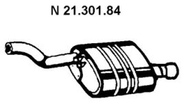 VEGAZ Endschalldämpfer hinten  für BMW 18101439826 18101436528 18101436531 BS-260EBER