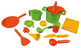 Eco Sandset Kochen, 14-teilig, Natur Netz