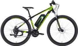 Atik Schwarz grün E-Bike 17 Zoll Rahmen 29 Zoll Reifen 90km 25km/h Akku mit Scheibenbremse