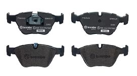 BREMBO Bremsbelagsatz, Scheibenbremse XTRA LINE vorne rechts links ohne Zubehör für BMW ROVER 34116750148 SFP000040 SFP000041 P 06 043X
