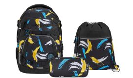 Schulrucksack MATE Crazy Artnight 3-teilig