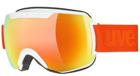 uvex Downhill 2000 CV Skibrille (1130 white, mirror orange/colorvision green (S2))