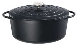 Küchenprofi Bratentopf Oval PROVENCE Schwarz Bräter Classic Black 31 cm