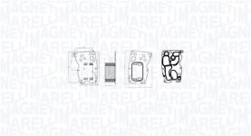 MAGNETI MARELLI Ölkühler, Motoröl 350300000300  für TOYOTA BMW 11428507626 15710-WA010