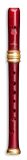 Mollenhauer Traumflöte 0119R Adri´s Traumflöte Kunststoff rot glitter