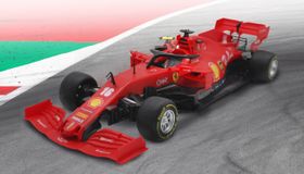 JAMARA-403007-Ferrari SF 1000 1:16 rot 2,4GHz Bausatz