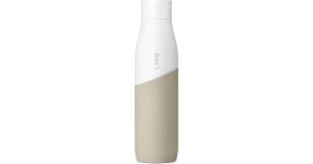 LARQ Bottle Movement Terra Edition White Dune | 950ml | hält bis zu 24h kalt und bis 12h warm | Sauberes Wasser in 60 sek.