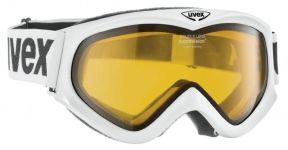 uvex Skibrille F1 (0129 white, lasergold lite/clear (S1))