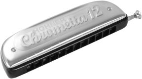 Hohner Chrometta 12 G /48 Mundharmonika HOM25508
