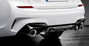 BMW M Performance 3er G20 G21 mit M-Aerodynamikpaket Heckdiffusor Carbon