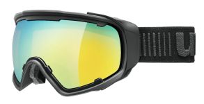 uvex Jakk Sphere Skibrille (2130 black mat, mirror orange (S2))