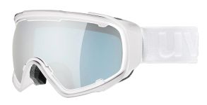 uvex Jakk Sphere Skibrille (1030 white mat, mirror silver (S2))