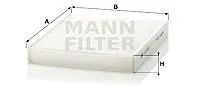 Mann Filter Filter, Innenraumluft Alpina: D5, B7, B6, B5 Bmw: 6 CU2533-2