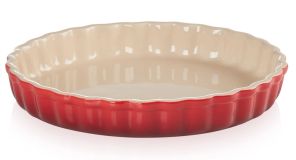Le Creuset Tarte-Form Steinzeug Kirschrot 24cm