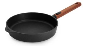 Woll Bratpfanne Flach Eco Logic QXR Induktion PFAS-frei abnehmbarer Stiel 24 cm