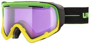 uvex Jakk Stimu Lens Skibrille (7024 green/yellow mat, psycho)