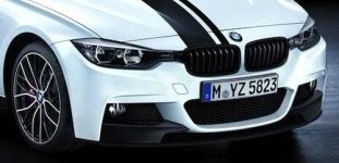 orig. BMW 3er F30 F31 M Performance Frontziergitter Nieren schwarz Links/Rechts