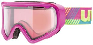 uvex Jakk Stimu Lens Skibrille (9022 pink mat, relax)