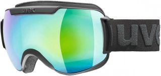 uvex Skibrille Downhill 2000 Full Mirror (2830 black, mirror gold (S2), rose)