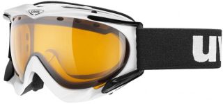 uvex Skibrille Apache (1029 polarwhite, lasergold lite/clear)