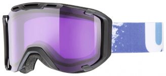 uvex Snowstrike stimu lens Skibrille (2224 black mat, psycho)