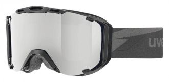 uvex Snowstrike Litemirror Skibrille (2026 black, mirror silver/lasergold lite)