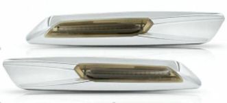 Für BMW E60 E61 E81 E83 E87 E90 E92 E93 Chrom Smoke LED Seitenblinker Blinker