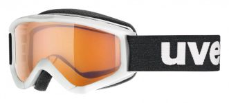 uvex Kinderskibrille Speedy Pro (1112 white, single lens, lasergold (S2))