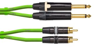 Cordial CEON DJ PLUG-RCA 3 G, 3 m, 2x Klinke 6,3mm 2x Cinch Zwillingskabel