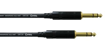 Cordial CFM 1,5 VV Audiokabel 1,5m, 6,3mm Stereo Klinke - 6,3mm Stereo Klinke