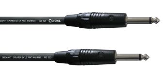 Cordial CPL 1.5 PP 25 Boxenkabel Klinke/Klinke, Neutrik, 2x2,5mm², 1,5m