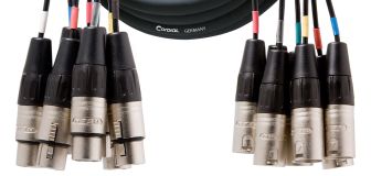 Cordial CML 8-0 FM 5 C 8x XLR female 8x XLR male 5 m, Audio-Multitrack