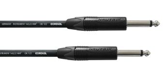 Cordial CPI 3 PP Gitarrenkabel, 6,3mm Klinke/Klinke, Neutrik, 3m , schwarz