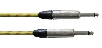 Cordial CXI 6 PP-TWEED Gitarrenkabel 6,3mm Klinke/Klinke Neutrik, Mono, 6 Meter