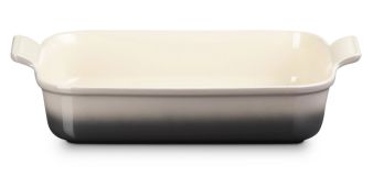 Le Creuset Auflaufform Tradition Steinzeug Flint Grau 32 cm