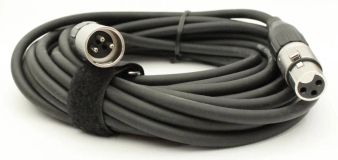 Mikrofonkabel Alcatel XLR male/female, 7,5 Meter, schwarz