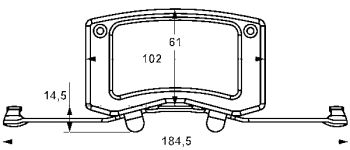 ATE Feder, Bremssattel vorne rechts links  für MERCEDES-BENZ BMW 34112283167 34116761793 A1644230523 11.8116-0353.2